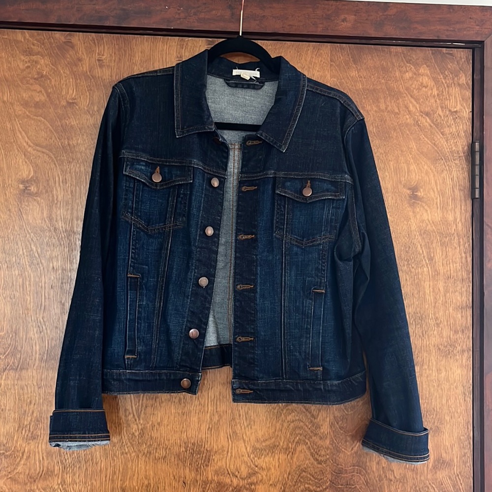 Eileen Fisher jean jacket. excellent condition
